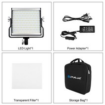PULUZ 15W 1650 lm 200 LED 3200-5600 K 조 광 스튜디오 영상 등 LED 촬영 등 결혼식 뉴스 인터뷰 조명, 미국 플러그
