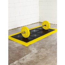 역도 스쿼트 발판 데드리프트 역도 체육관 매트 DIY, B+블랙