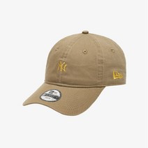 뉴에라키즈 AK평택 뉴에라키즈 언스트럭쳐 MLB 뉴욕 양키스 미니 로고 볼캡 리드그레이(12742955)