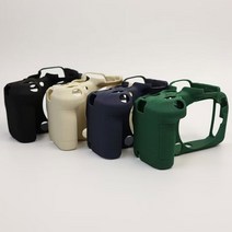 폰집 캐논 eos r10 실리콘 카메라 일체형 케이스, 1개, R10-그린
