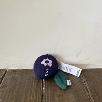 체인 선물 양파 키링 대파인형열쇠고리 버섯 인형 커플템 펜덴트 당근 차량용, I 여성 블루 베리 키 체인