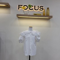 포커스 포커스 이중카라블라우스 FM2D7BL0351IV
