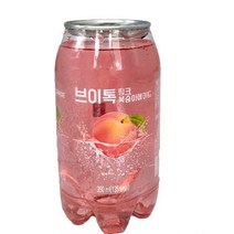 브이톡 핑크복숭아, 12개, 350ml