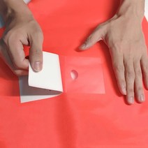 풍선 수영장 펑크 수리 패치 키트에 대 한 10pcs 방수 수리 테이프 투명 자기 접착 수리 패치, 7cmx7cm, 10개, 씨엔