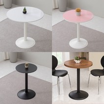 이반가구 원형테이블 원형다리 하이그로시 거실 리빙 주방 식탁 티테이블 사이드테이블, 사각500x500, 망펄비치, 원형블랙다리