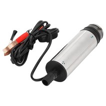 소형 미니 양수기 펌프 30lmin 51mm 12v 24v dc 디젤 오일 물 12볼트 24v 산업용 전기 잠수정 연료 이송, 클립 24v, 1개