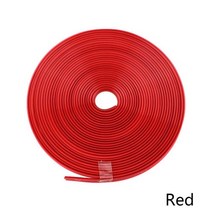 자동차 컬러 휠 림 블레이드 보호 장식 스트립 차량 타이어 림 고무 가드 라인 장착 롤당 8m, 4m-gray