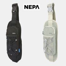 네파 23SS 공용/슬림/심플/인기상품/바디색/힙색/REGINA 레지나 바틀 바디색 7JC7523, 블랙