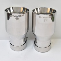 가변배기 자동차 밝은 배기 테일 파이프 스테인레스 스틸 베벨 엣지, 중국, 51-89mm