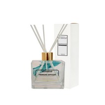 515샵 깃털 플라워 사각디퓨저 블루, 클린코튼