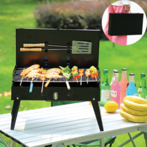 오너클랜 접이식 바베큐그릴 캠핑 화로대 휴대용 숯불그릴 BBQ