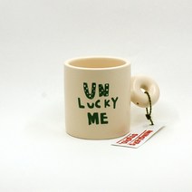 LUCKY ME! 230ml 머그 (아이보리), 1개, 색상
