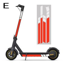 세그웨이나인봇 스쿠터 반사 스티커 세그웨이 전기 스쿠터 ninebot max g30 g30d 형광등 바디 장식 경고 스티커 호환, e