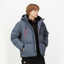 KAPPA 카파 화이트익스플로러 컴뱃 네비카 구스 다운 패딩 P224DMDJB51 338542