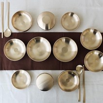 안성유기 예단방짜유기 7첩 반상기그릇세트, 반상기그릇세트+예단포장