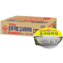 예이니식품 맛있는 오뚜기밥 고시히카리 18개(210gx18개) 흰쌀햇반백미쎈쿡, 210g, 18개