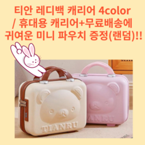 스위트버니 티안 레디백 캐리어 4color 휴대용 캐리어 +귀여운 파우치 증정+무료배송까지