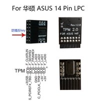 TPM 2.0 보안 모듈 For ASUS Working - SPI - M R2.0, 14핀 - LPC