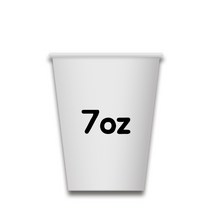 7온스 종이컵 1000개 무지 업소용 소량 커피 카페 일회용 테이크아웃 음료