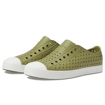 Native Shoes Jefferson Slip-on Sneakers - Iguana Green/Shell White