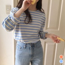 비비티아르 여성인기티셔츠 스트라이프 면티셔츠 (2종중 택1)