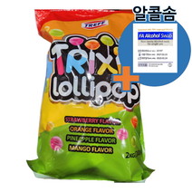 트릭시 롤리팝 2kg + 알콜솜