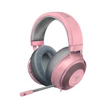 Razer Kraken Pro V2 게임용 헤드셋 유선 마이크 Xbox One PS4 게이머 이어폰용 71 서라운드1304309 L3, 03 분홍색1304309 L3