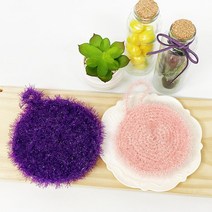 직접만드는 티코스터 수세미 뜨개질 DIY키트 복지회관 어르신미술 만들기교구 공예