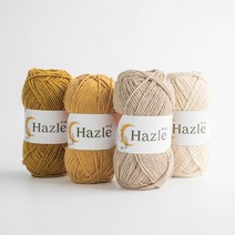[울클럽]헤이즐실 hazle 100g 아크릴실 울혼방 코바늘 조끼 스웨터 블랭킷 뜨개실, 716 딥그린