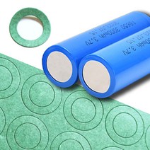 18650 배터리 절연 종이 절연지 절연링 스티커 접착 절연 패치 테이프, A 18650 막힌