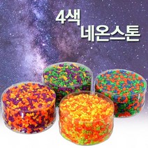피알피쉬 4색 네온스톤 (3mm) 450g 바닥재, 그린 후르츠