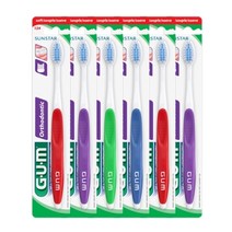 GUM 검 교정 칫솔 V커팅 (124RD) 12개입 (보통모)