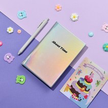 이오구 인생네컷 앨범 네컷사진 포토북 커플 사진첩, 레인보우 실버(흰글씨)