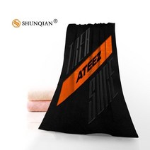 드라잉타월 아이돌 서포트 Ateez 마이크로파이버 페이스 타올 35x75cm 빨리 건조 스포츠 타월, [01] 35x75cm, [08] 7