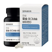모어네이처 칼슘 마그네슘 비타민D, 60정, 1개