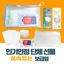 [보급형방역키트] 방역물품/방역용품/방역키트/KF94/마스크/소독티슈[한나s] 방역세트, 6 TYPE