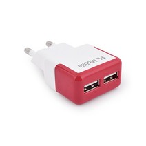 FL 아이폰 듀얼 고속충전기 2.1A, 화이트