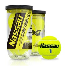 우야몰 낫소 테니스공 짜르투어 1캔 2개입 T-270 공인구 시합구 테니스볼 유압구 공식구