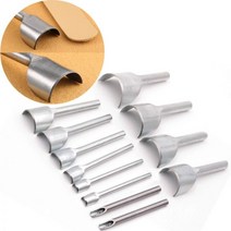 가죽 공예 도구 하프 라운드 커터 펀치 수제 벨트 스트랩에 대한 아크 모양 DIY 1 개, CN, 50mm