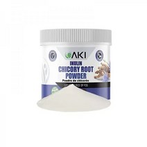 AKI Inulin Chicory Root Powder 이눌린 섬유 6 oz Rich in Fiber Prebiotic FOS Boosts Digestion