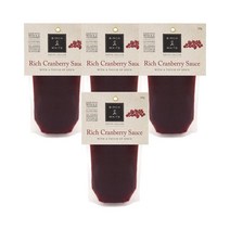 버치웨이트 리치 크랜베리 소스 250g Birch & Waite Rich Cranberry Sauce, 4팩, 4개