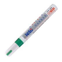 자동차 셀프도색 휠 부분도색 LT1101 화이트 타이어 페인트 마커 펜 방수 영구 바이크 오토바이 트레드용 고무 금속, [06] green, 1개