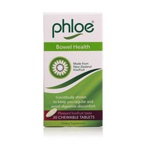 플로에 보웰 헬스 키위 추출물 프리바이오틱스 엔자임 츄어블 타블렛 30정 PHLOE BOWEL HEALTH CHEWABLE Prebiotics Kiwi Extract, 1개