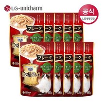 LG유니참 미쓰보시 후레이크/닭가슴+참치+가다랑어/ 35g 10팩, 없음, 상세설명 참조