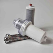 물도깨비 고급숯 샤워용+교체용숯필터1, 고급 숯세면대용+숯교체용필터1