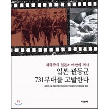 일본 관동군 731부대를 고발한다 : 제국주의 일본과 야만의 역사, 김창권 저, 나눔사