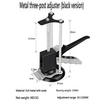 타일 리프팅 로케이터 벽 상단 장치 높이 조정 세라믹 위치 Bricklayer 붙여 넣기 도구, [04] three post black, 04 three post black