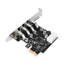 넥스트유 NEXT-405NEC LP USB 3.0 4포트 PCI-E 확장 카드 슬림PC 설치 LP브라켓 제공