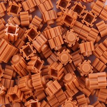 mytoys 디폼블럭 8mm 300개 리필팩 33색상 캐릭터 도안집제공, 32 황토색