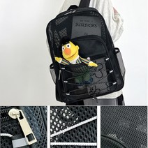에어 메쉬 가방 비치 백팩 수영 헬스 운동 가방